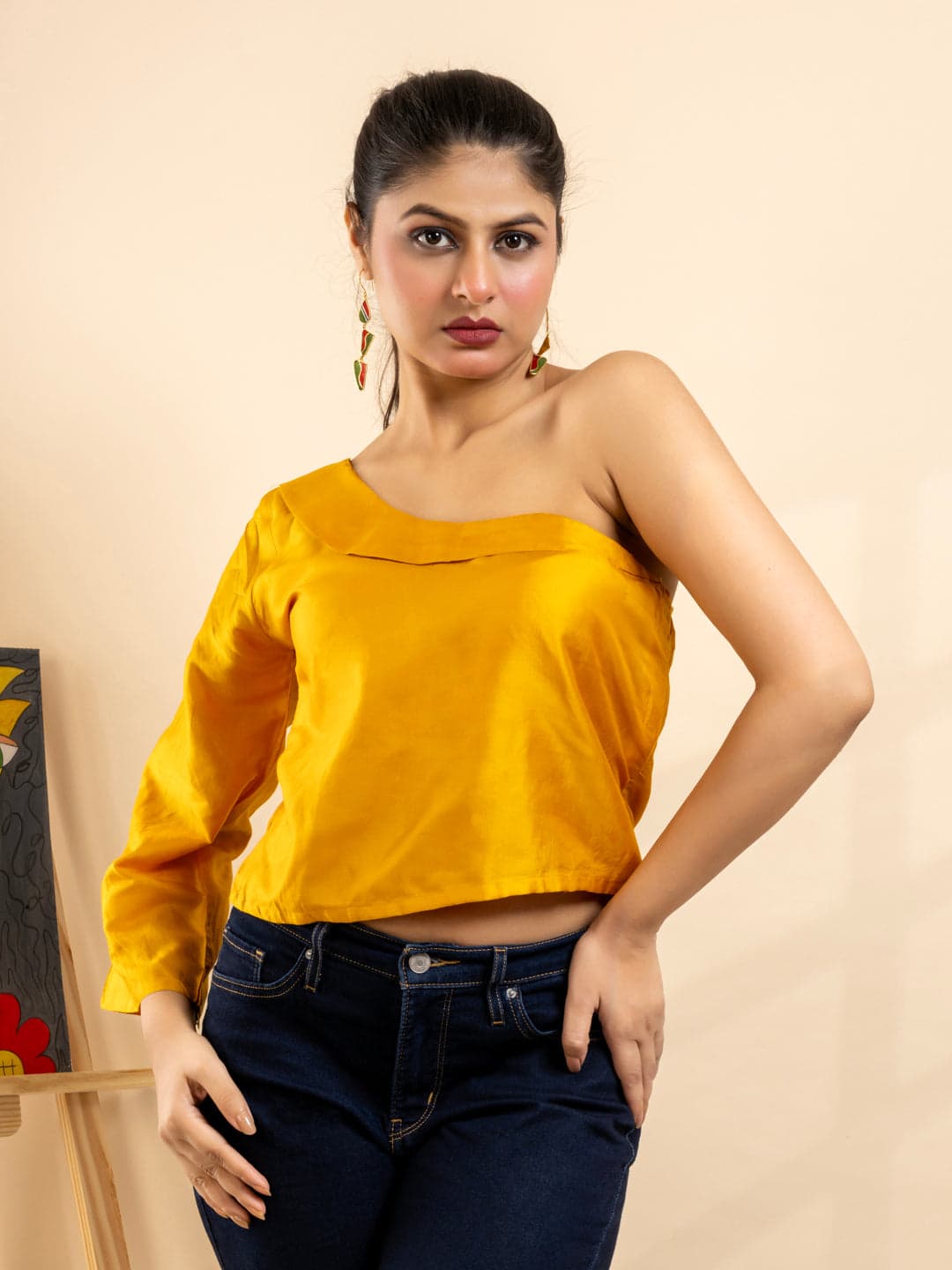 Marigold One-Shoulder